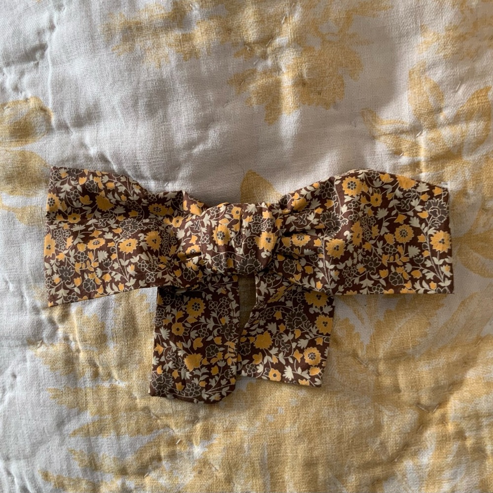Floral Bow hair clip from Christy Dawn